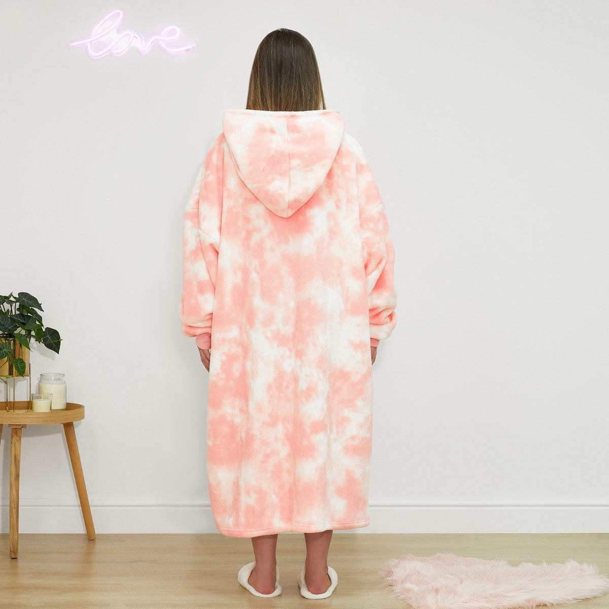 Extra Long Tie Dye Hoodie Blanket - 2 colours