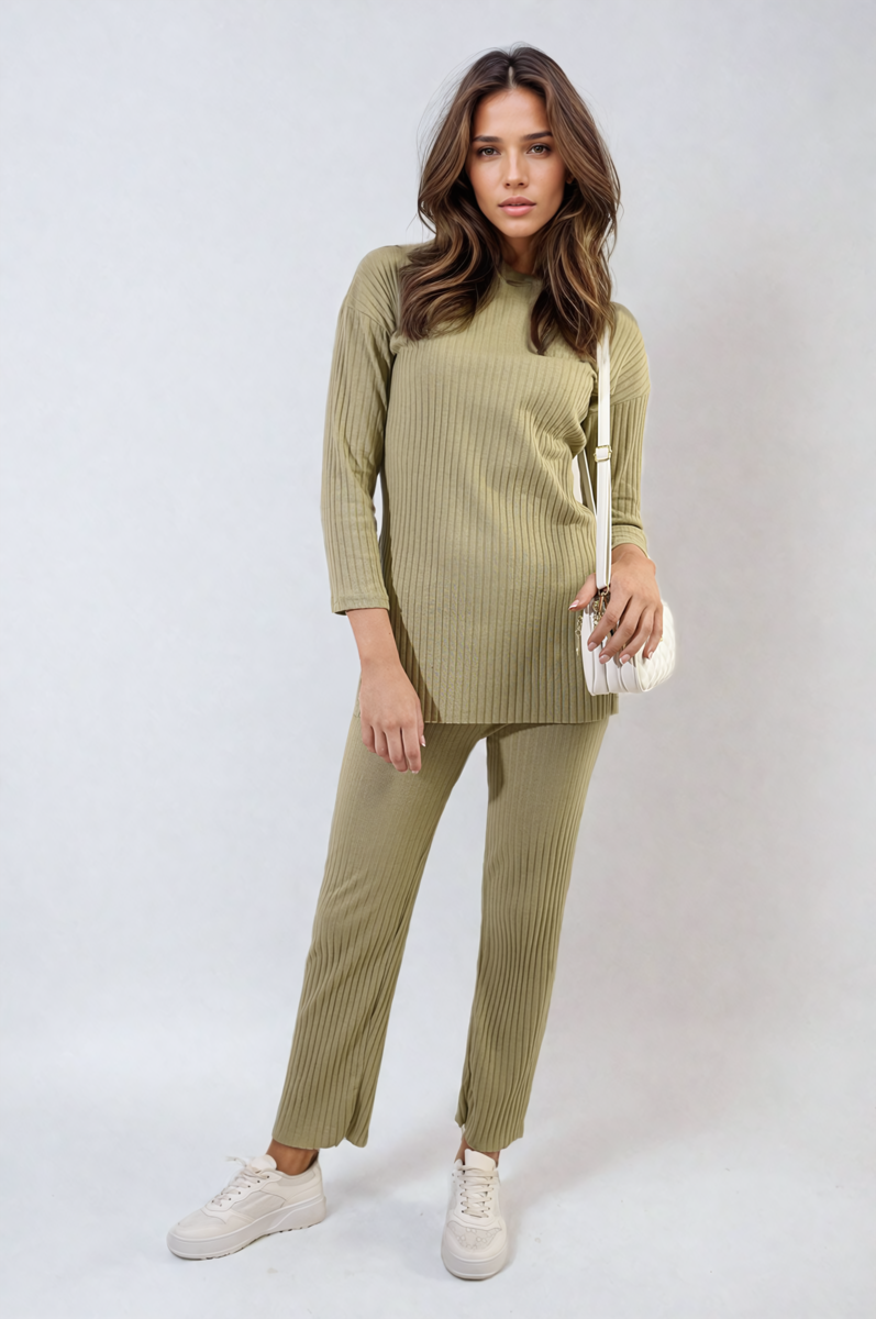 Annalise Knitted Top and Trouser Co-ord Set - 6 colours