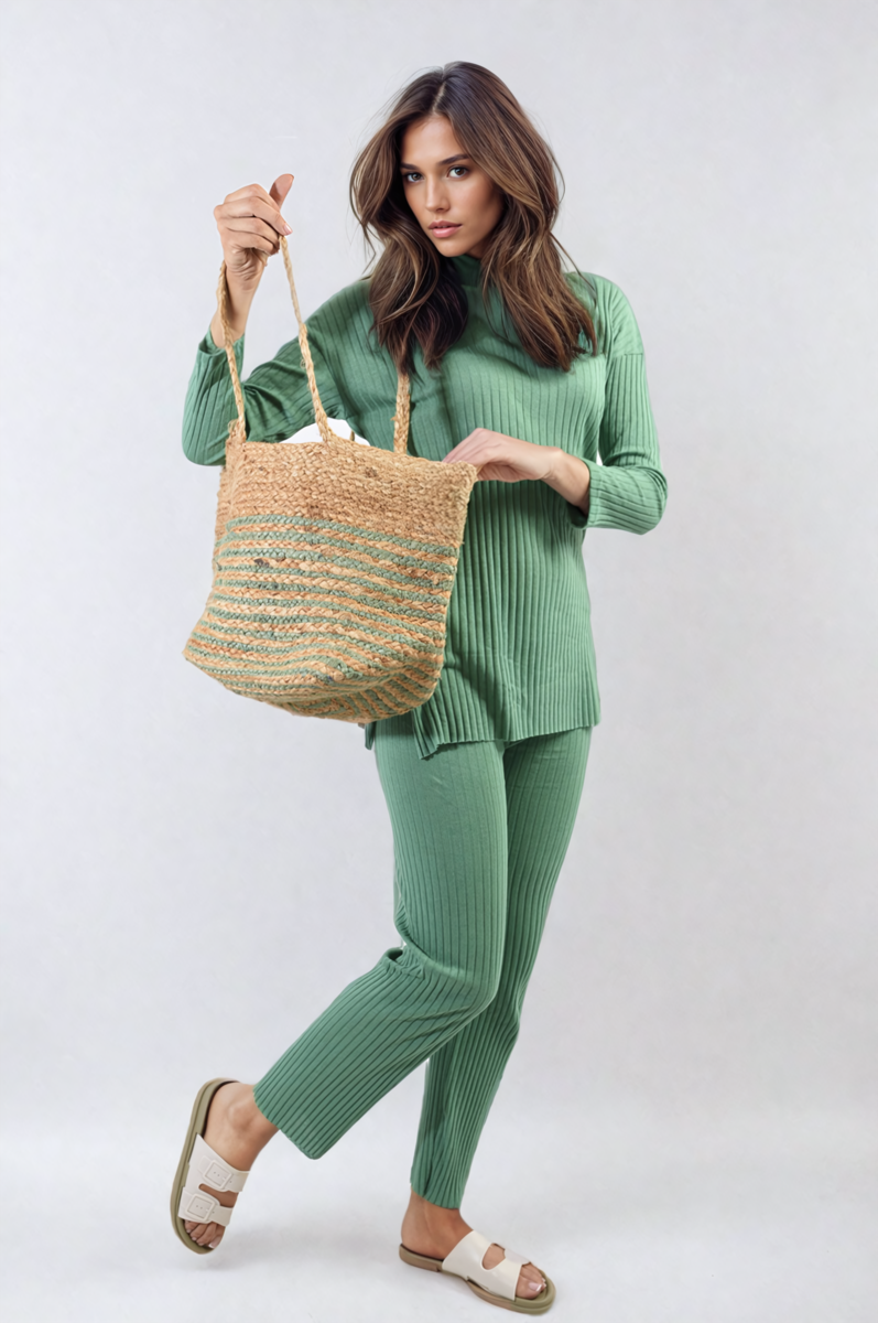 Annalise Knitted Top and Trouser Co-ord Set - 6 colours