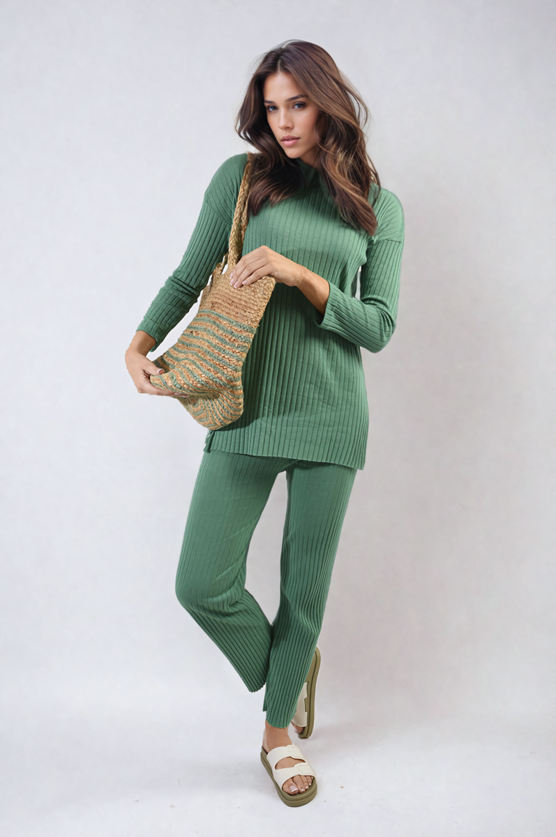 Annalise Knitted Top and Trouser Co-ord Set - 6 colours