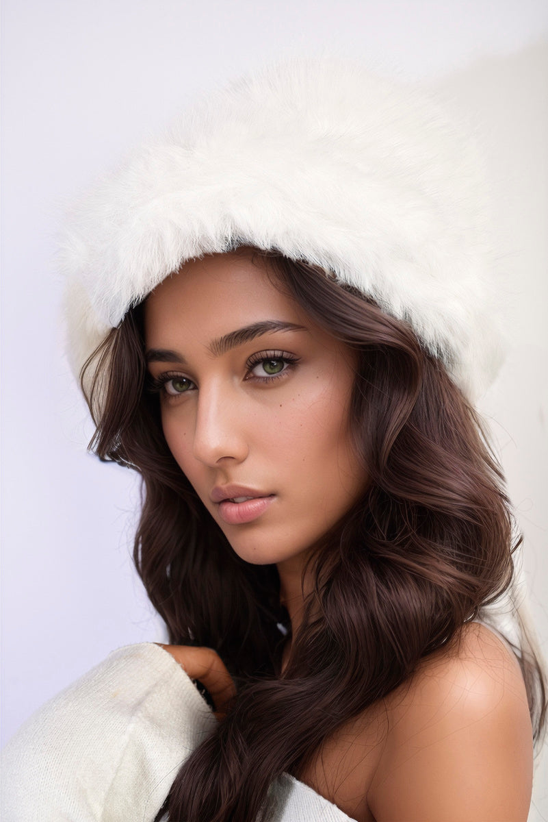 Ashley Fluffy Faux Fur Winter Hat - 4 colours