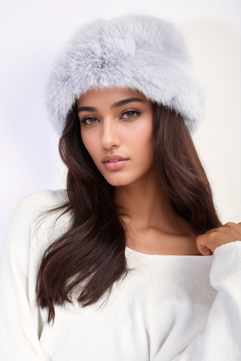 Ashley Fluffy Faux Fur Winter Hat - 4 colours