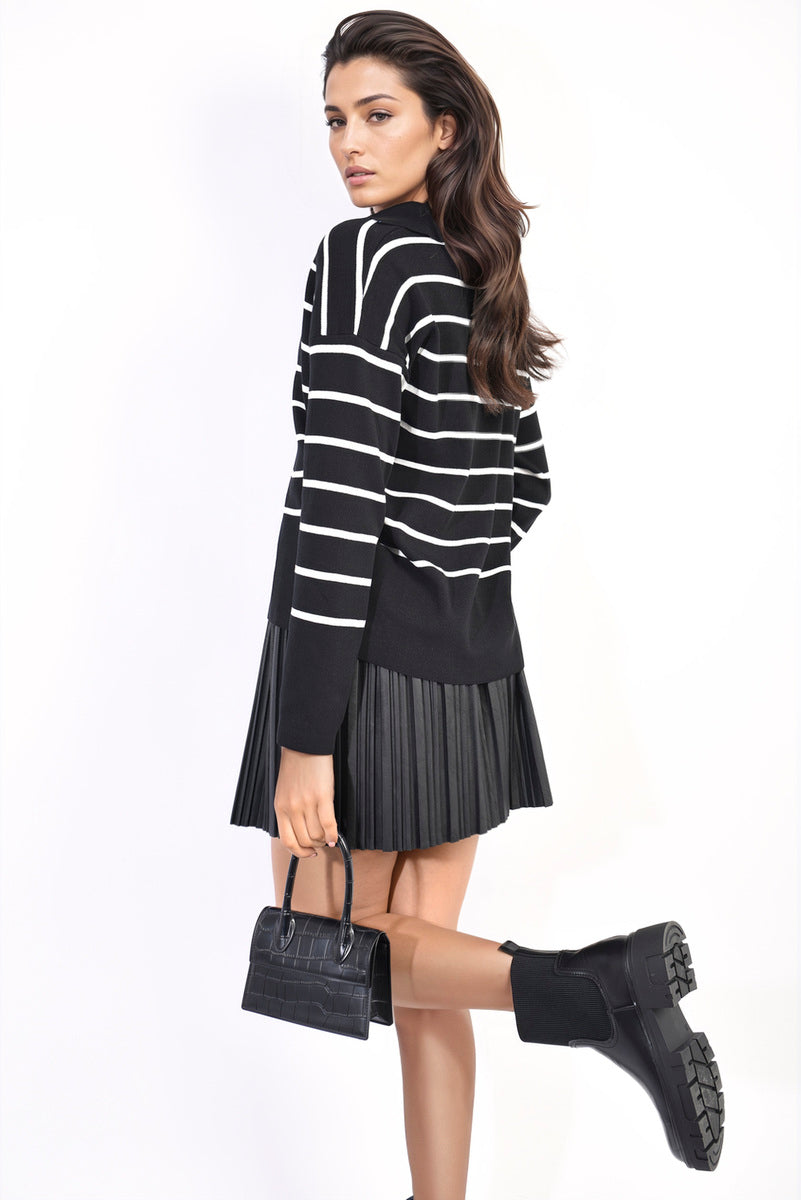 Cecelia Striped Knitted Jumper - 4 colours