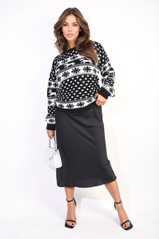 Curve Oversized Christmas Jumper - 3 colours