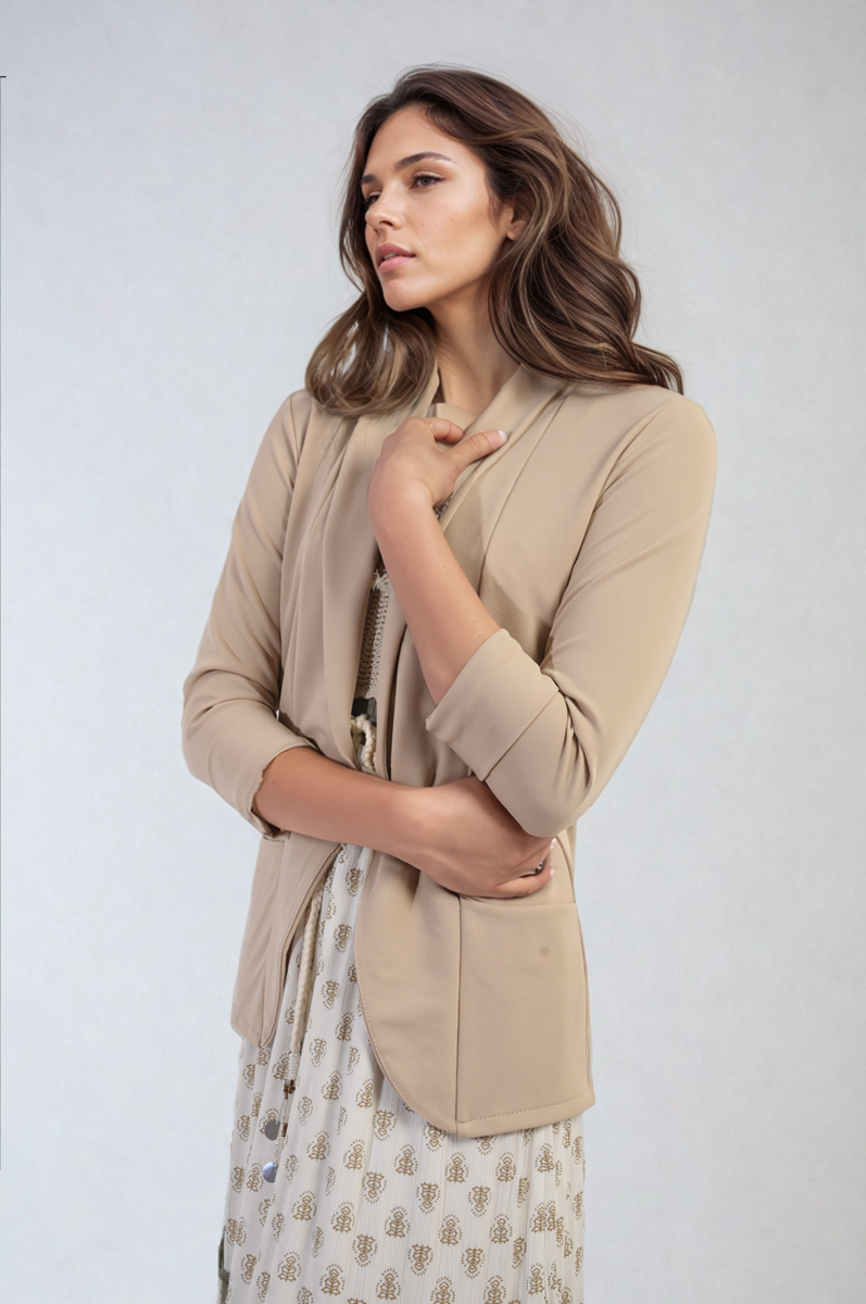 Francesca Open Front Cardigan with Front Pockets - 10 colours