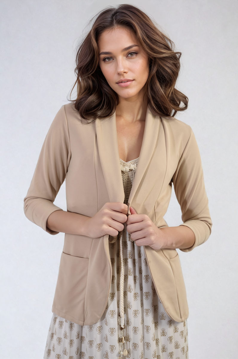 Francesca Open Front Cardigan with Front Pockets - 10 colours