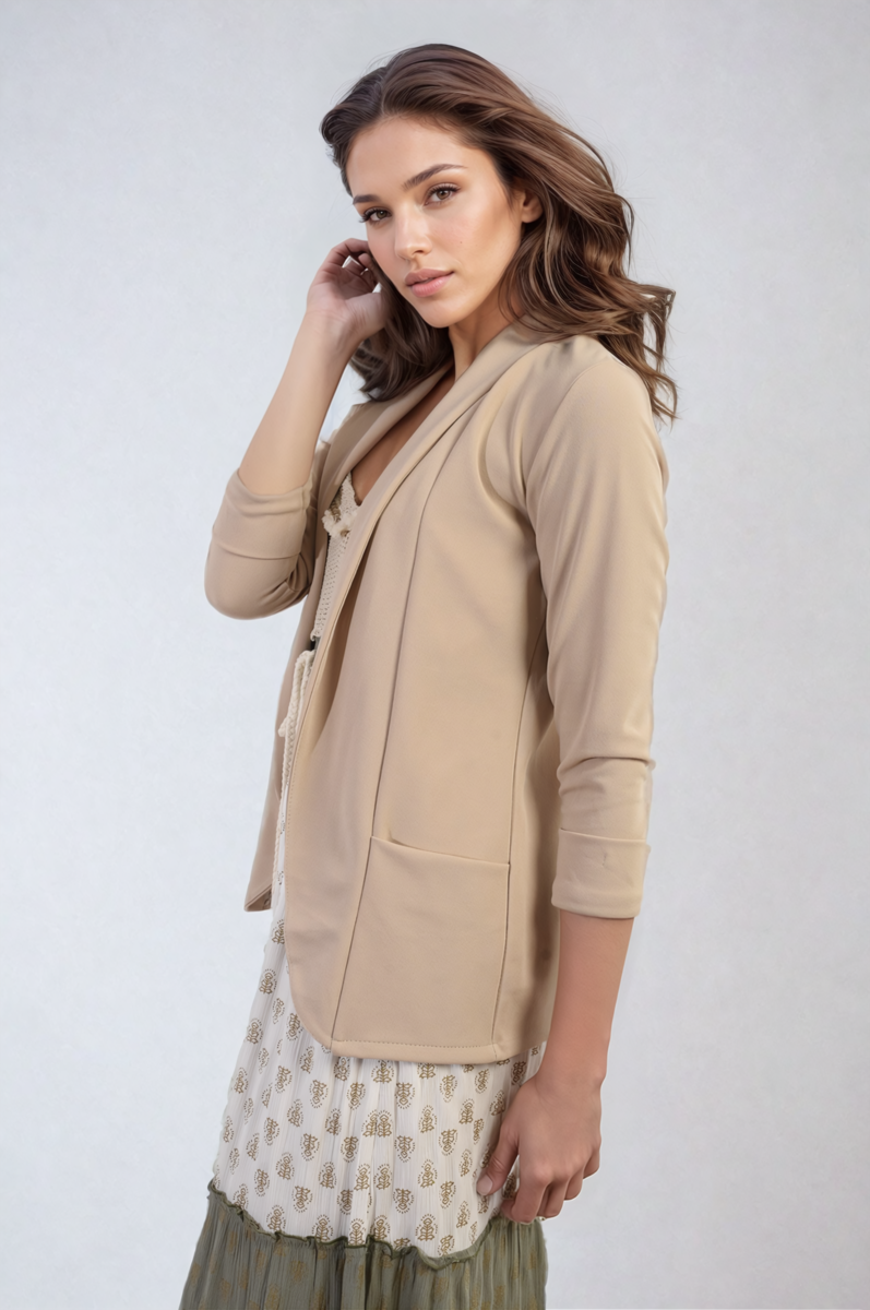 Francesca Open Front Cardigan with Front Pockets - 10 colours