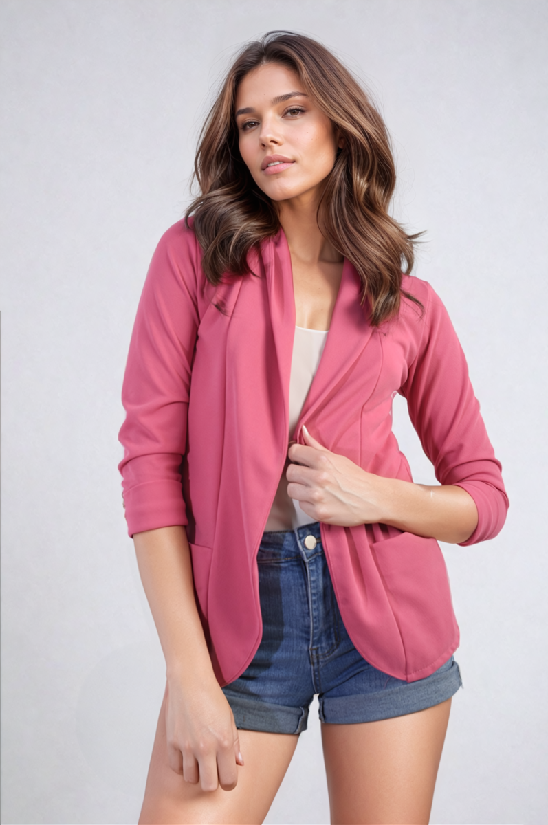 Francesca Open Front Cardigan with Front Pockets - 10 colours