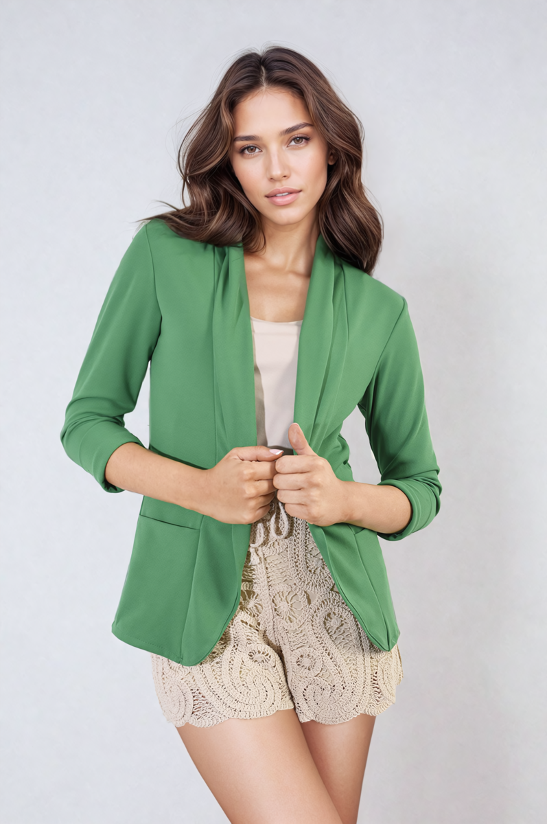 Francesca Open Front Cardigan with Front Pockets - 10 colours