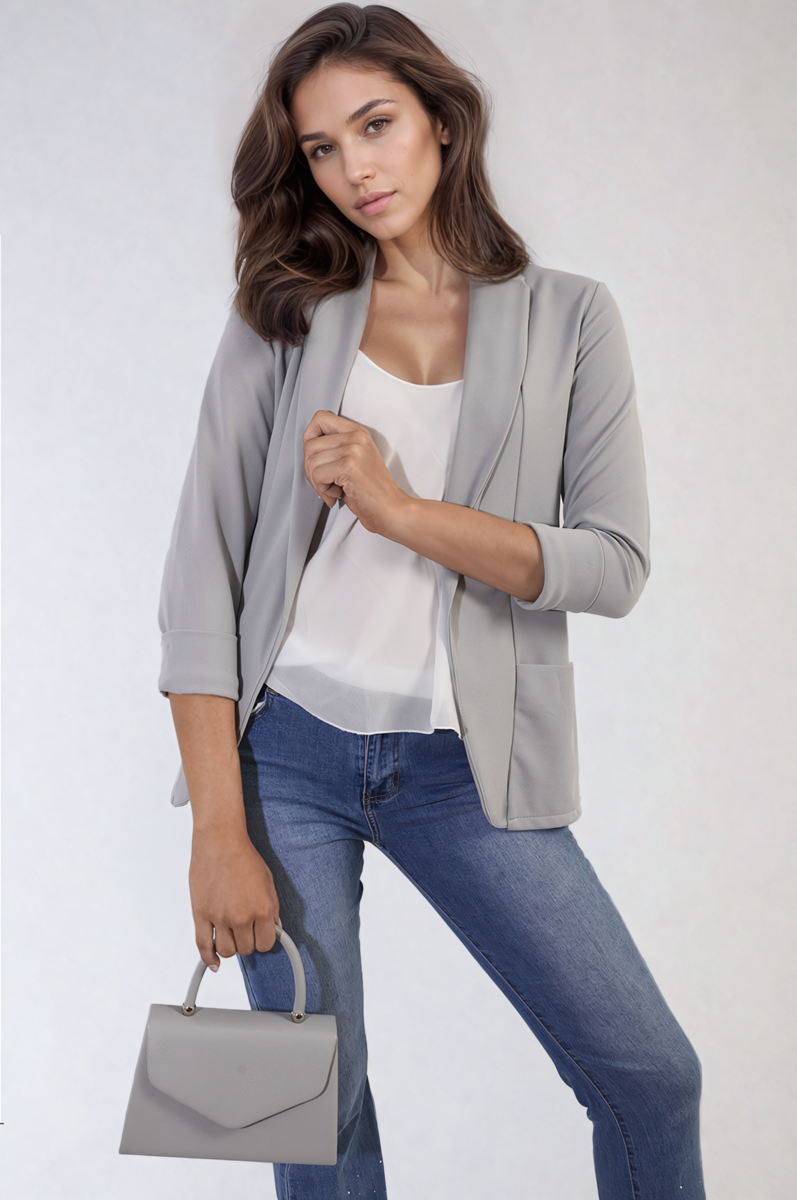 Francesca Open Front Cardigan with Front Pockets - 10 colours