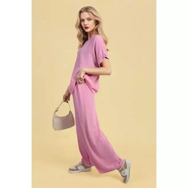 Hailey Oversized Top and Wide Leg Trousers Co-ord Set