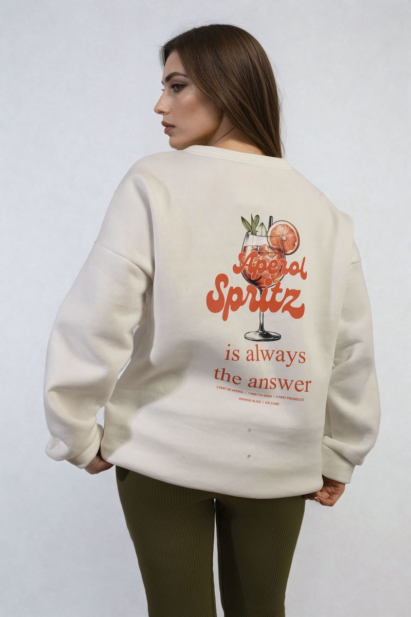 Helen Aperol Spritz Cocktail Graphic Knitted Jumper - 2 colours