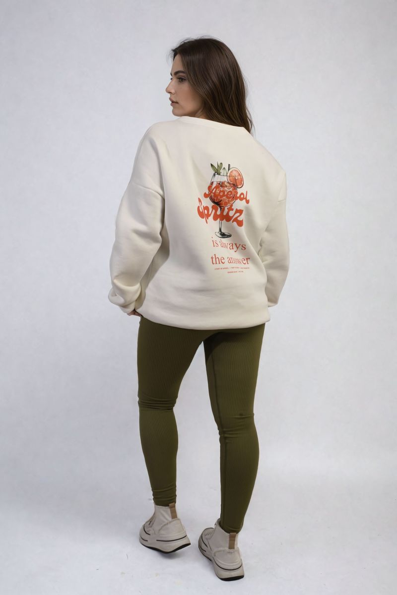 Helen Aperol Spritz Cocktail Graphic Knitted Jumper - 2 colours