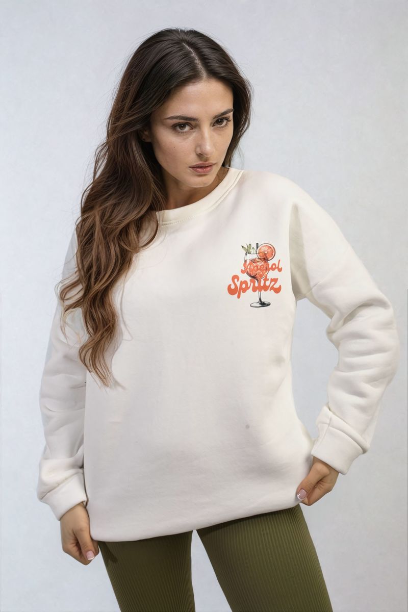 Helen Aperol Spritz Cocktail Graphic Knitted Jumper - 2 colours