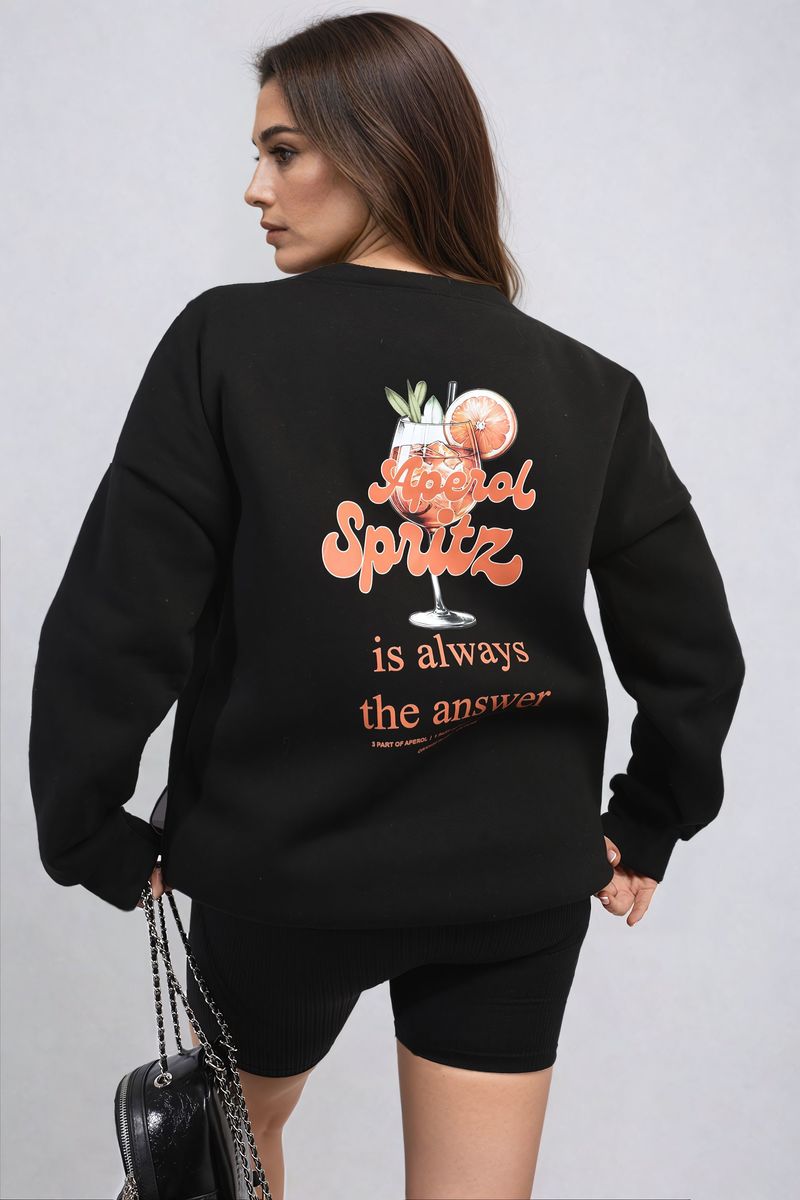 Helen Aperol Spritz Cocktail Graphic Knitted Jumper - 2 colours