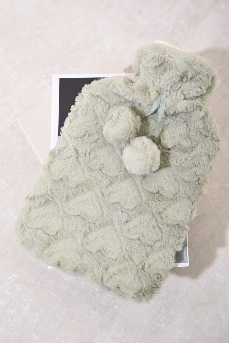 Ivy Faux Fur Hot Water Bottle - 9 colours