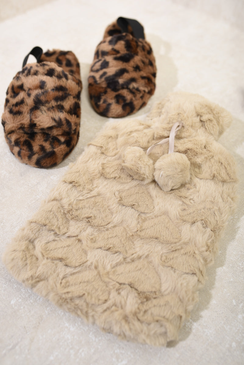 Ivy Faux Fur Hot Water Bottle - 9 colours