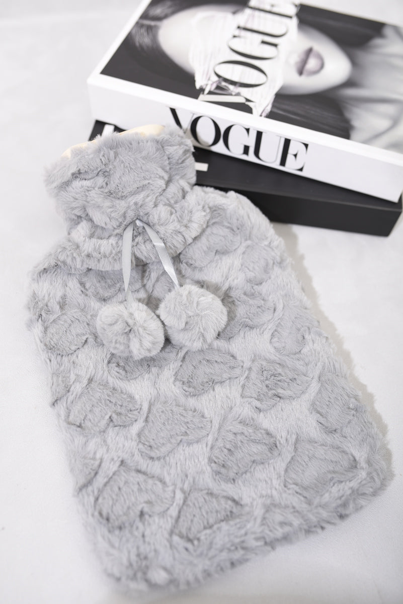 Ivy Faux Fur Hot Water Bottle - 9 colours