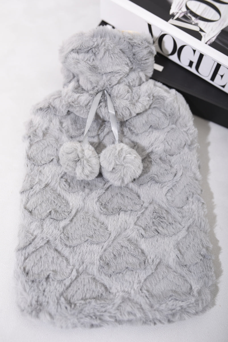 Ivy Faux Fur Hot Water Bottle - 9 colours