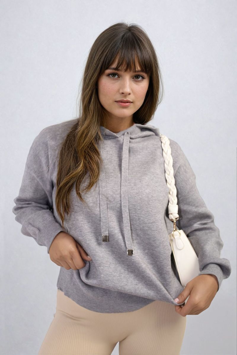 Karen New York City Print Knitted Hoodie - 5 colours