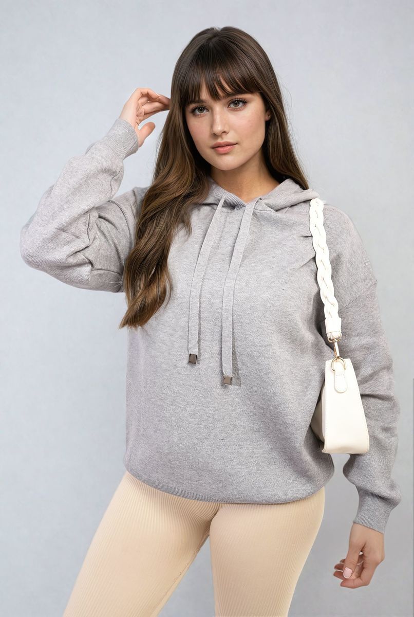 Karen New York City Print Knitted Hoodie - 5 colours