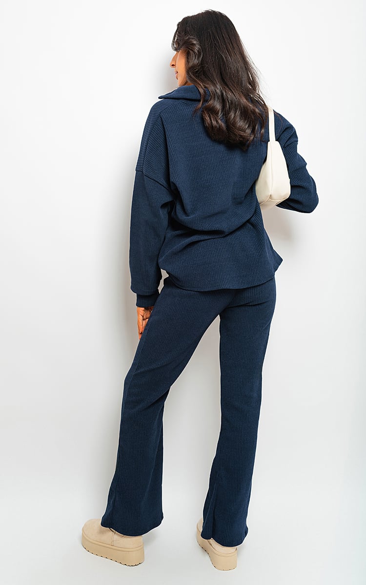 Kelsey Collared Long Sleeve & Trouser Co-ord Set - 13 colours