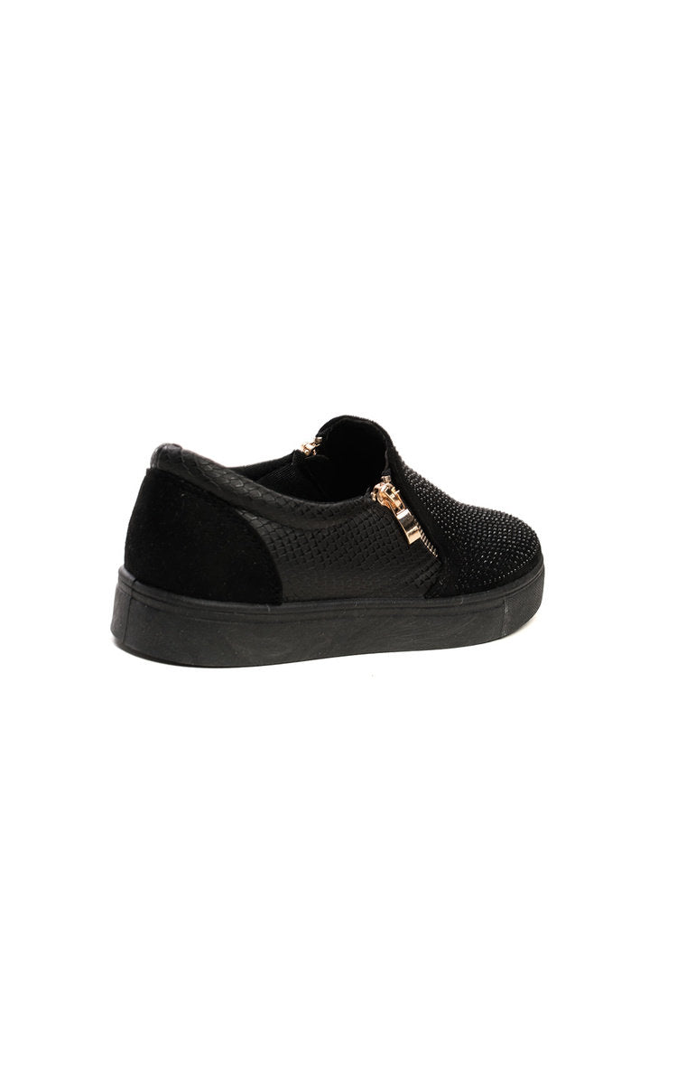 Leah Slip On Embellished Trainers - 4 colours