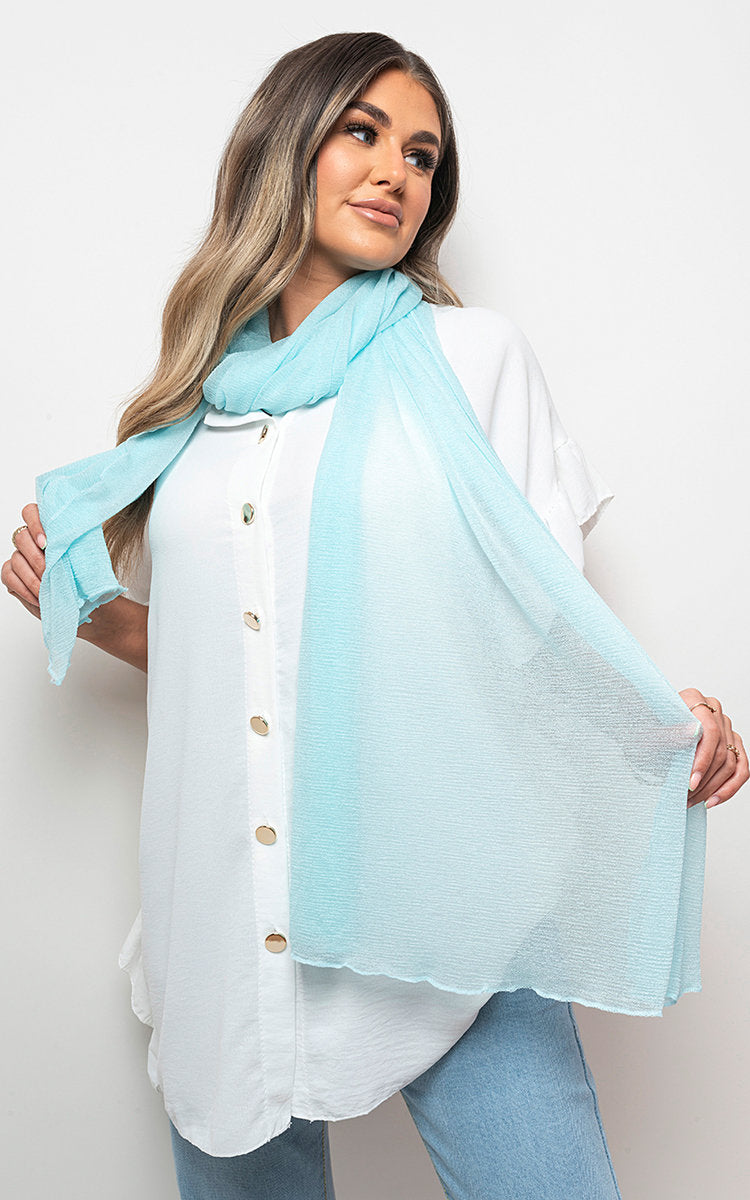 Liyana Shiny Glitter Silk Wrap Scarf - 6 colours