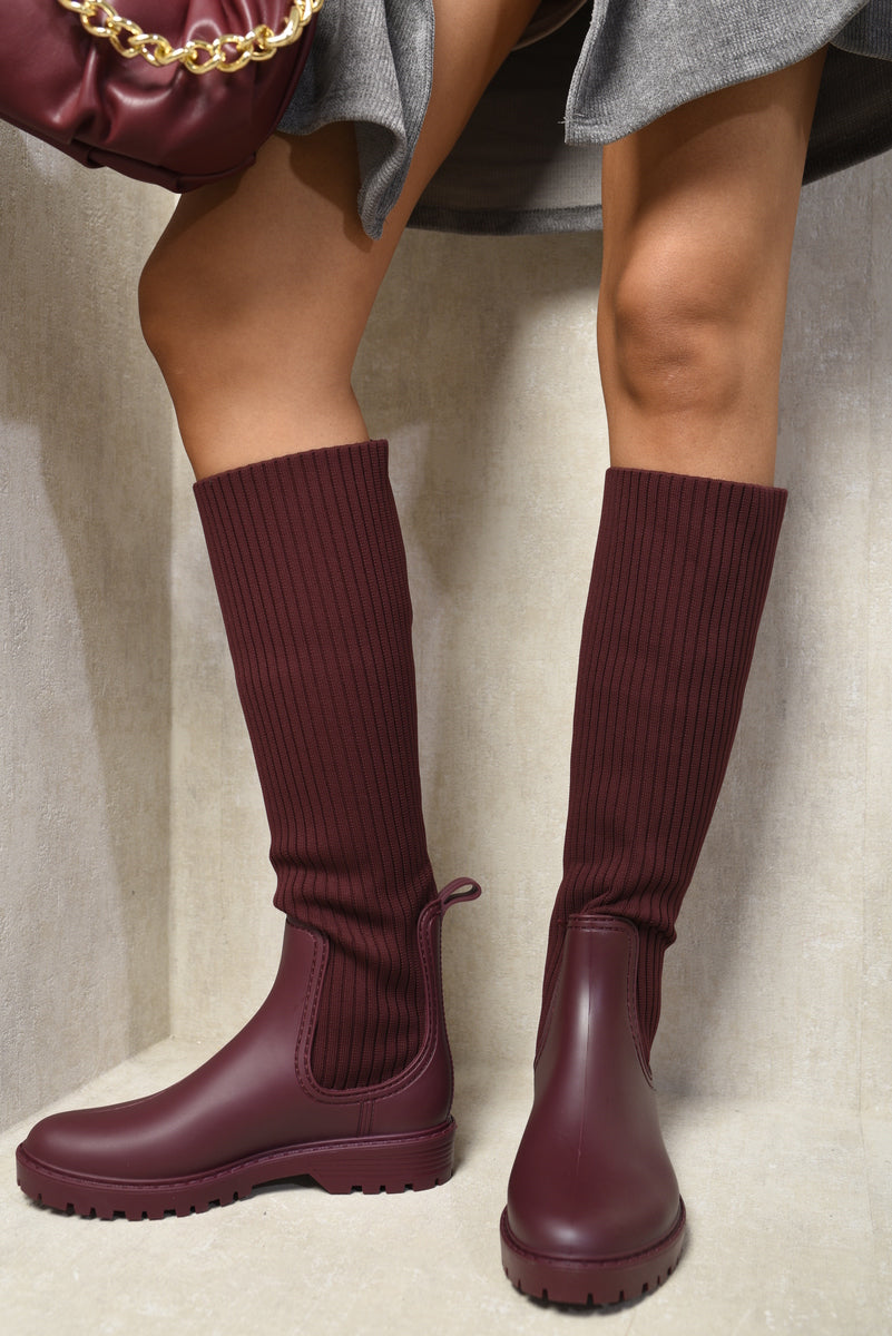 Lucille High Sock Platform Boots - 4 colours