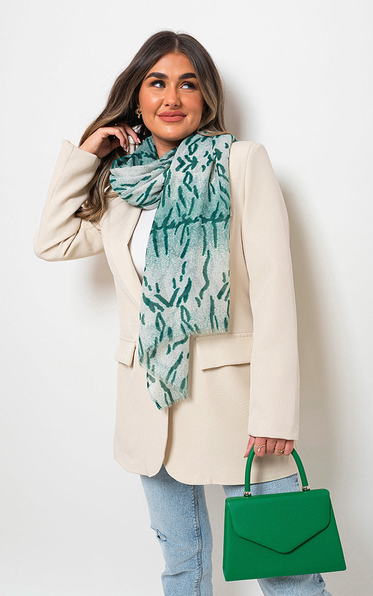 Maddison Printed Wrap Scarf - 3 colours