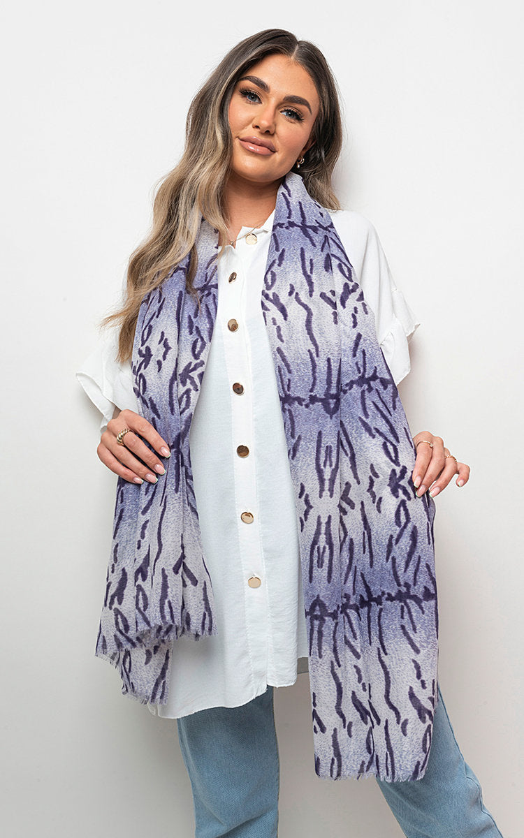 Maddison Printed Wrap Scarf - 3 colours