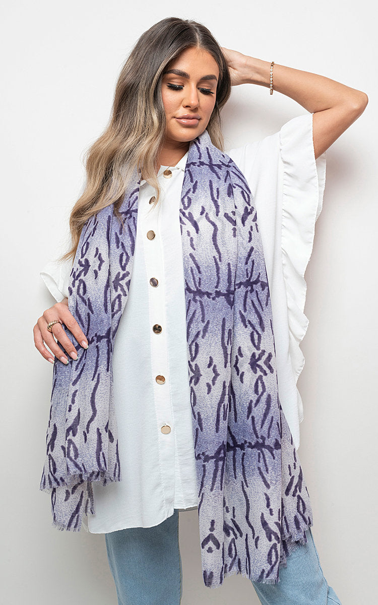 Maddison Printed Wrap Scarf - 3 colours