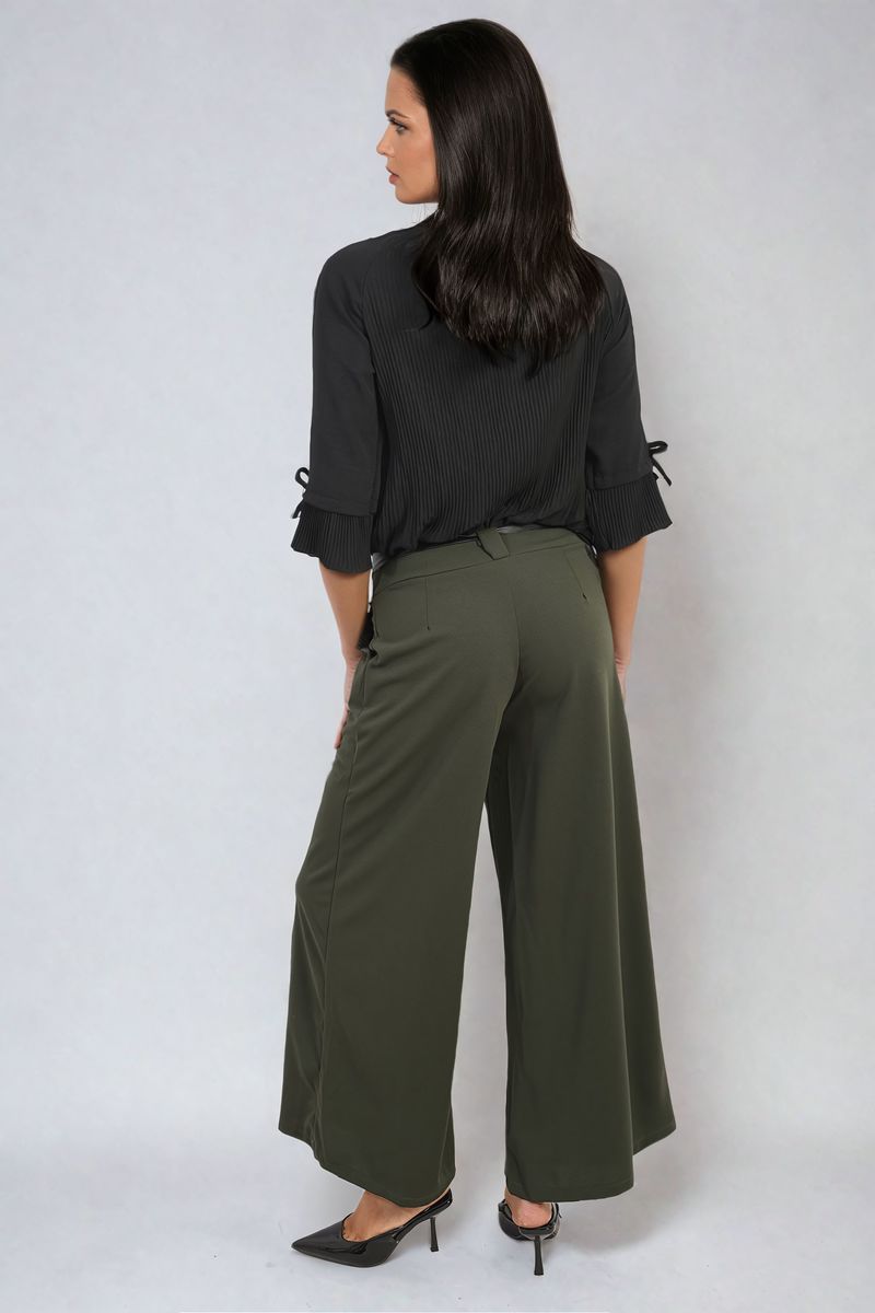 Mariana Belted High Waist Wide Leg Trouser - 6 colours