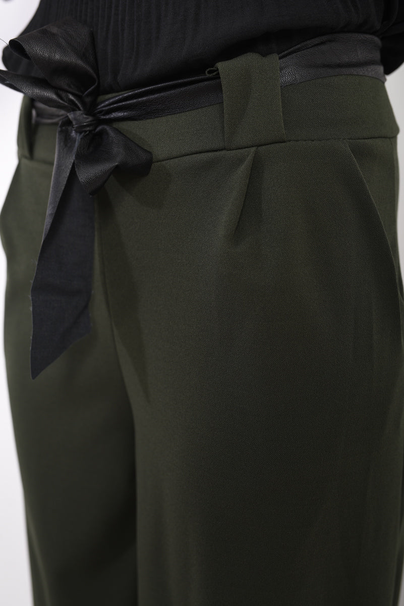 Mariana Belted High Waist Wide Leg Trouser - 6 colours