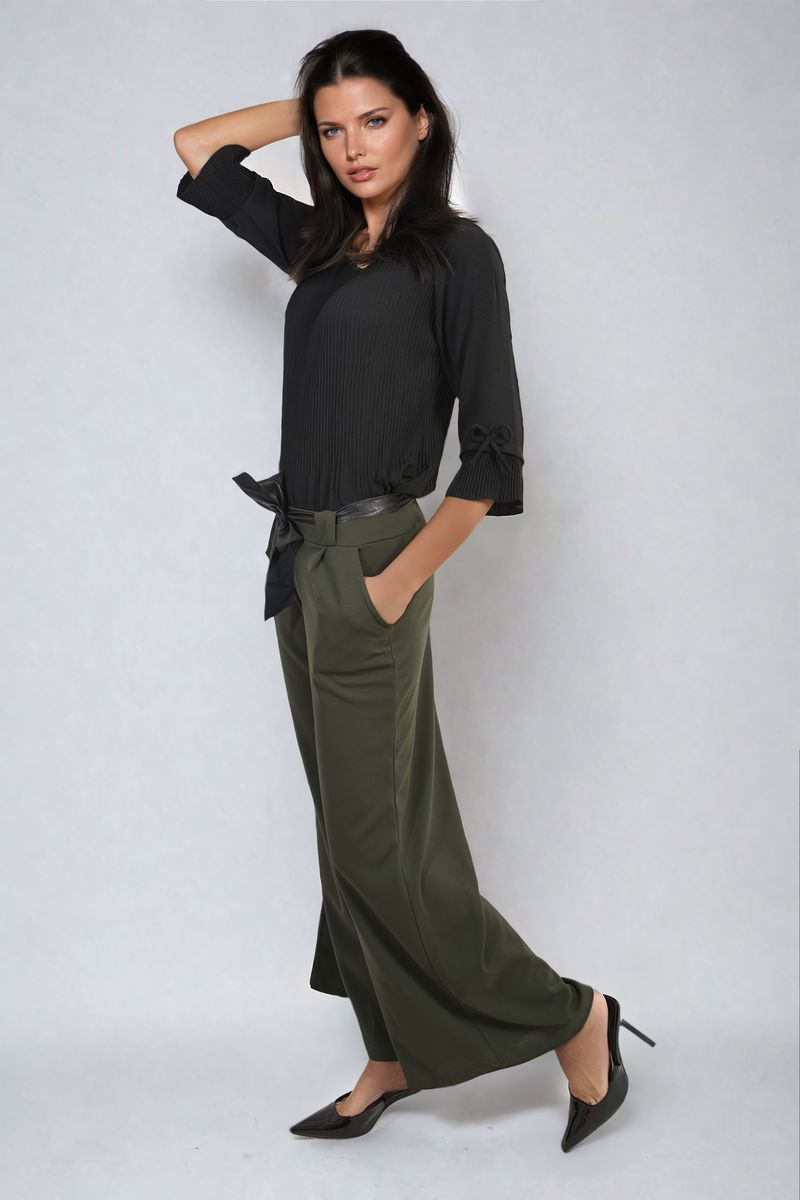 Mariana Belted High Waist Wide Leg Trouser - 6 colours