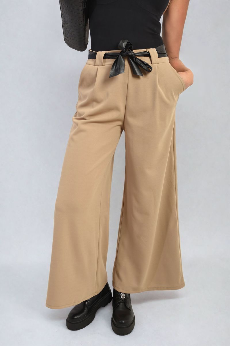 Mariana Belted High Waist Wide Leg Trouser - 6 colours