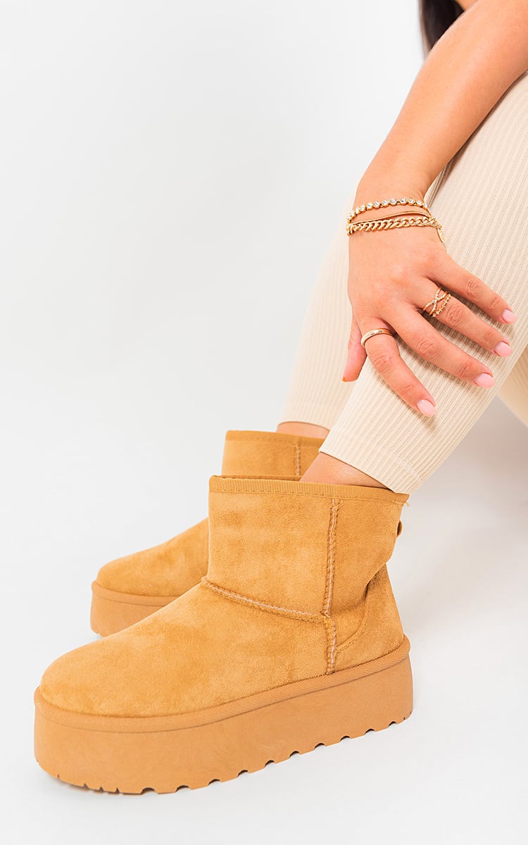 Martha Thick Heel Platform Boots - 6 colours