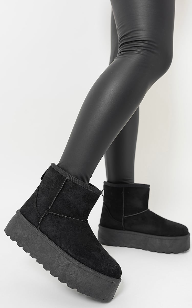 Martha Thick Heel Platform Boots - 6 colours