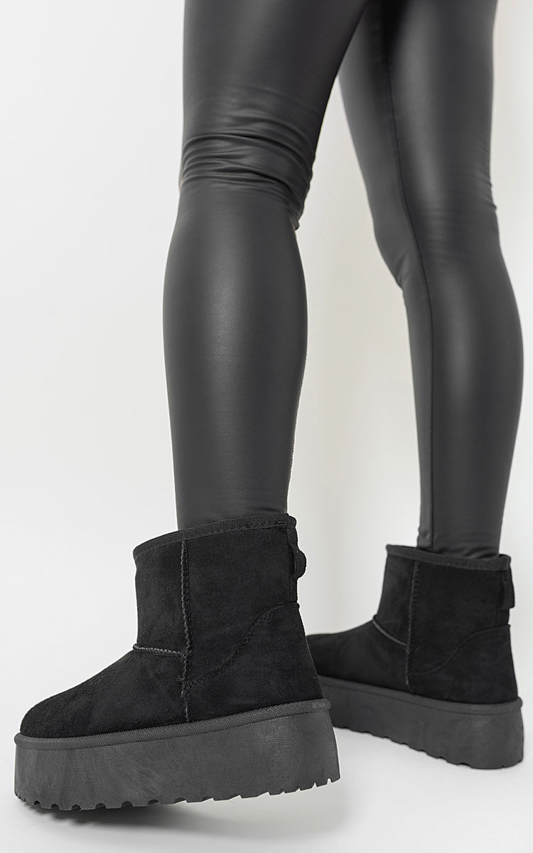 Martha Thick Heel Platform Boots - 6 colours