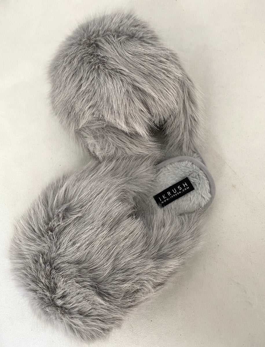 Mildred Fluffy Faux Fur Winter Sandals - 5 colours