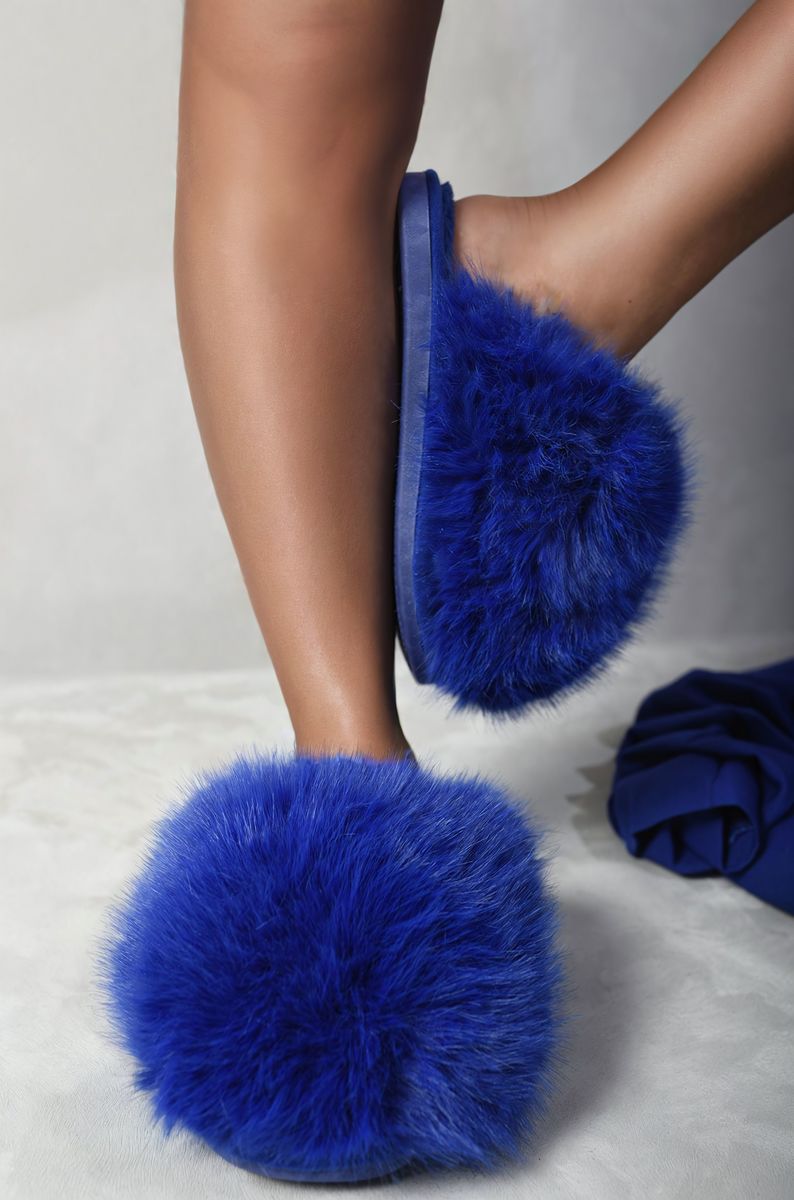 Mildred Fluffy Faux Fur Winter Sandals - 5 colours