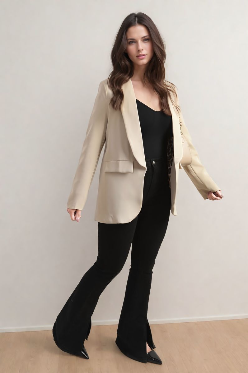 Mira Curve Leopard Print Blazer Jacket - 5 colours