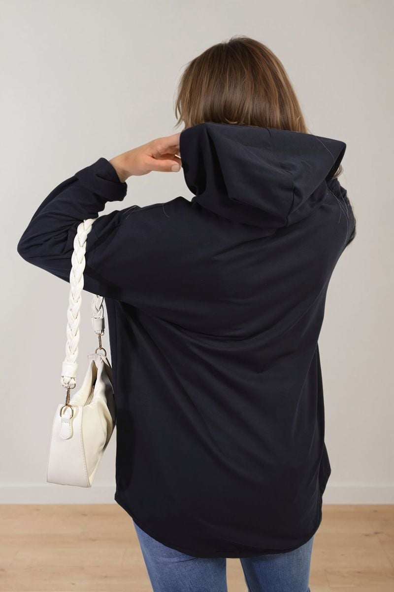 Molly Zip-Up Hooded Jacket with Pockets - 5 colours