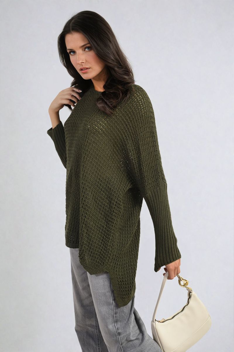 Phoebe Long Back Knitted Long Sleeve Jumper - 6 colours