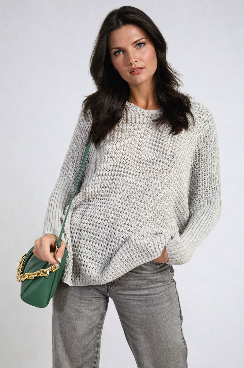 Phoebe Long Back Knitted Long Sleeve Jumper - 6 colours