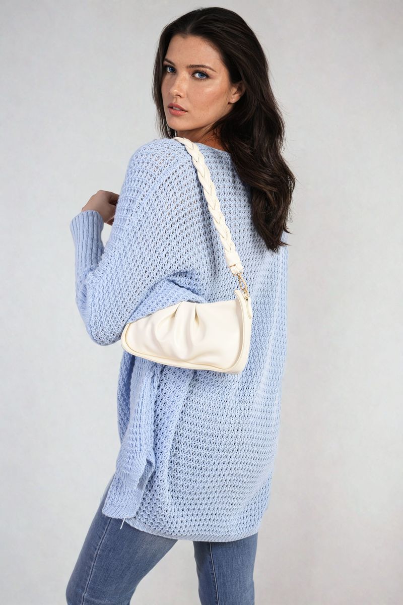 Phoebe Long Back Knitted Long Sleeve Jumper - 6 colours