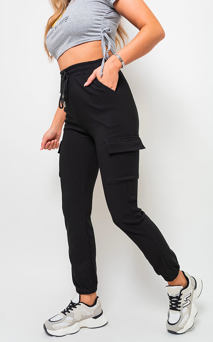 Curve Frankie Cargo Pocket Trouser with Drawstring - 7 colours