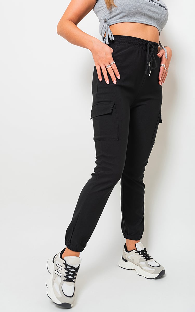 Curve Frankie Cargo Pocket Trouser with Drawstring - 7 colours