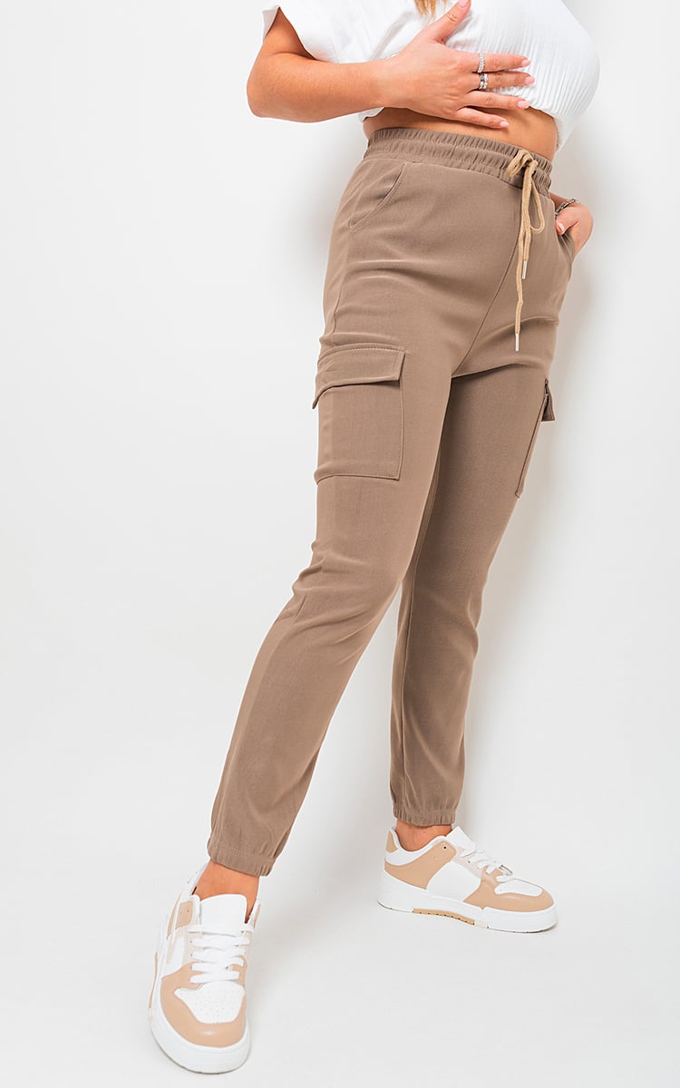 Curve Frankie Cargo Pocket Trouser with Drawstring - 7 colours