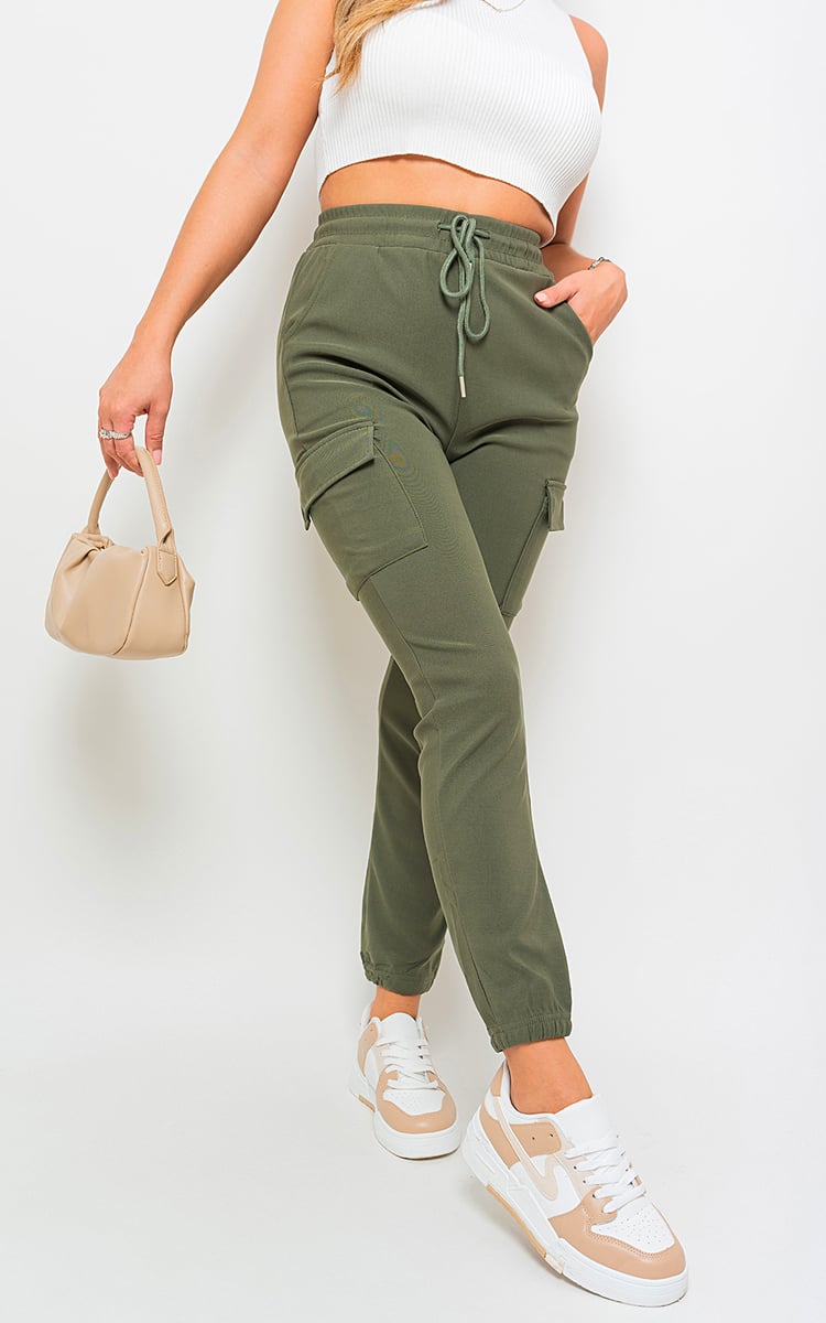 Curve Frankie Cargo Pocket Trouser with Drawstring - 7 colours